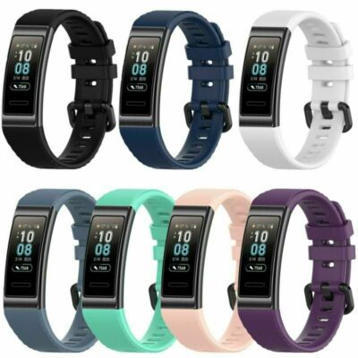 For Huawei Band 3 Pro Silicone Bracelet Strap Wristband Replacement Watch Band