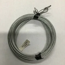 7’ High Low Headroom Torsion Cables 1/8” x 194.5” Pair Garage Door Cables LHR