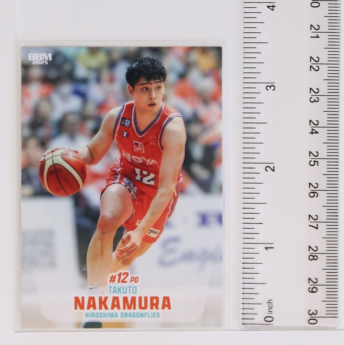 TAKUTO NAKAMURA - 2025 B.LEAGUE Basketball Trading Card 1st Half