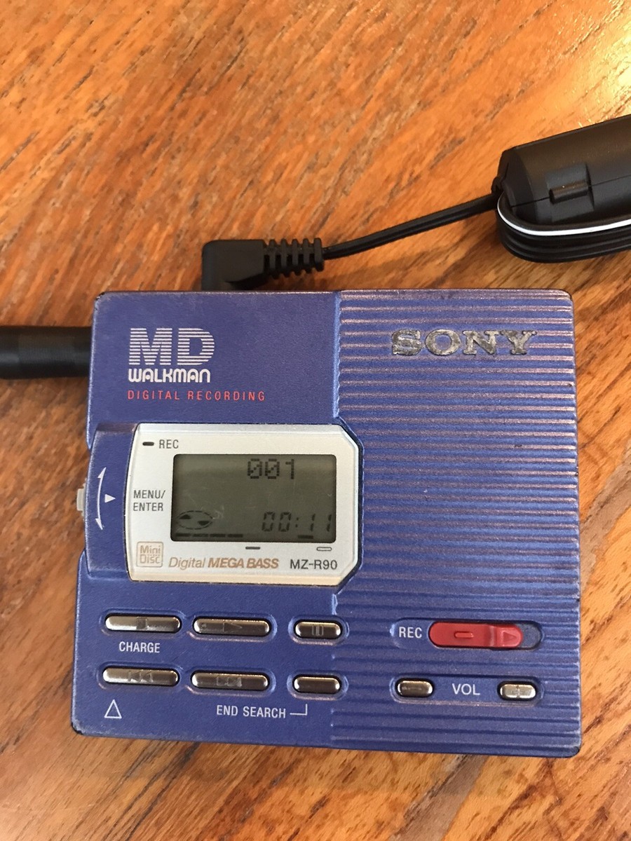 Sony MZ-R90 MD Player Portable MiniDisc Walkman | eBay