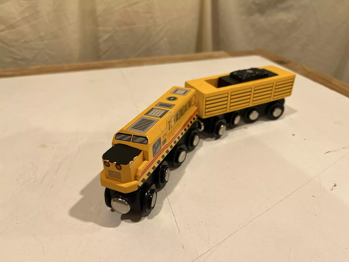 Wooden Yellow Trains 379 Compatible with Thomas and Friends