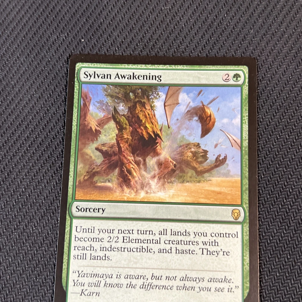 Sylvan Awakening Magic The Gathering Mtg Rare Dominaria Card - Image 2 of 4