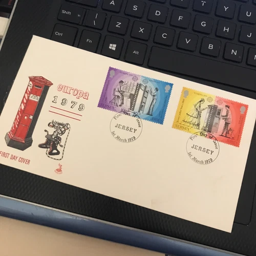 Jersey Mercury FDC First Day Cover 1979 Europa79 Post Offices Unaddressed WCP