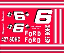 6 Maynard Troyer Ford 125th - 124th Scale Waterslide Nascar Decal