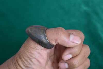Vintage Style Brass Mughal Islamic Ottoman handmade archery ring