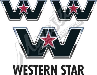 WESTERN STAR - SET OF 3 DECALS - TRUCK CAR DECALS | eBay
