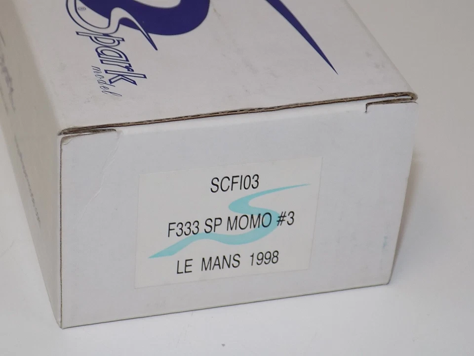 1/43 Spark Ferrari 333 SP.  Momo Car #3 1998 24 Hours  Le Mans SCFI03  JP50 - Image 4 of 4