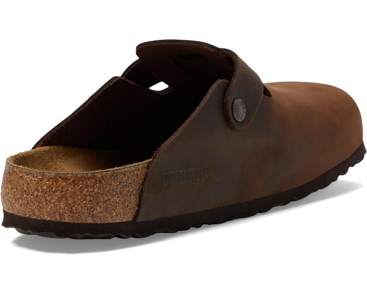 Birkenstock Z2968* Habana Oiled Leather Boston Soft Footbed Birkenstock Z2968* Habana Oiled Leather Boston Soft Footbed
