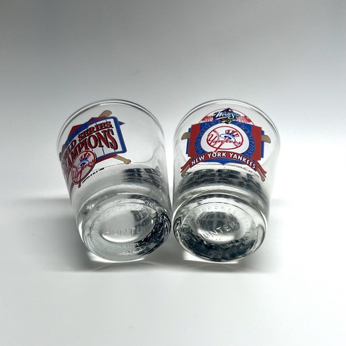 1998 & 1999 MLB World Series Champions New York Yankees Hunter Shot Glasses - Picture 3 of 3