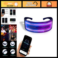 Customizable LED Glasses for Parties - RGB Full Color, Halloween Events