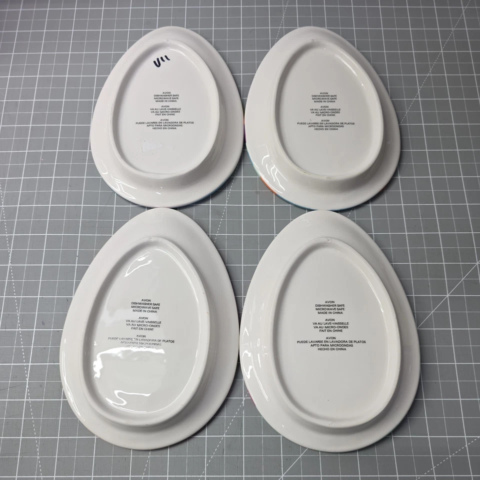 Avon easter egg severing egg shaped dish set - Image 3 of 4