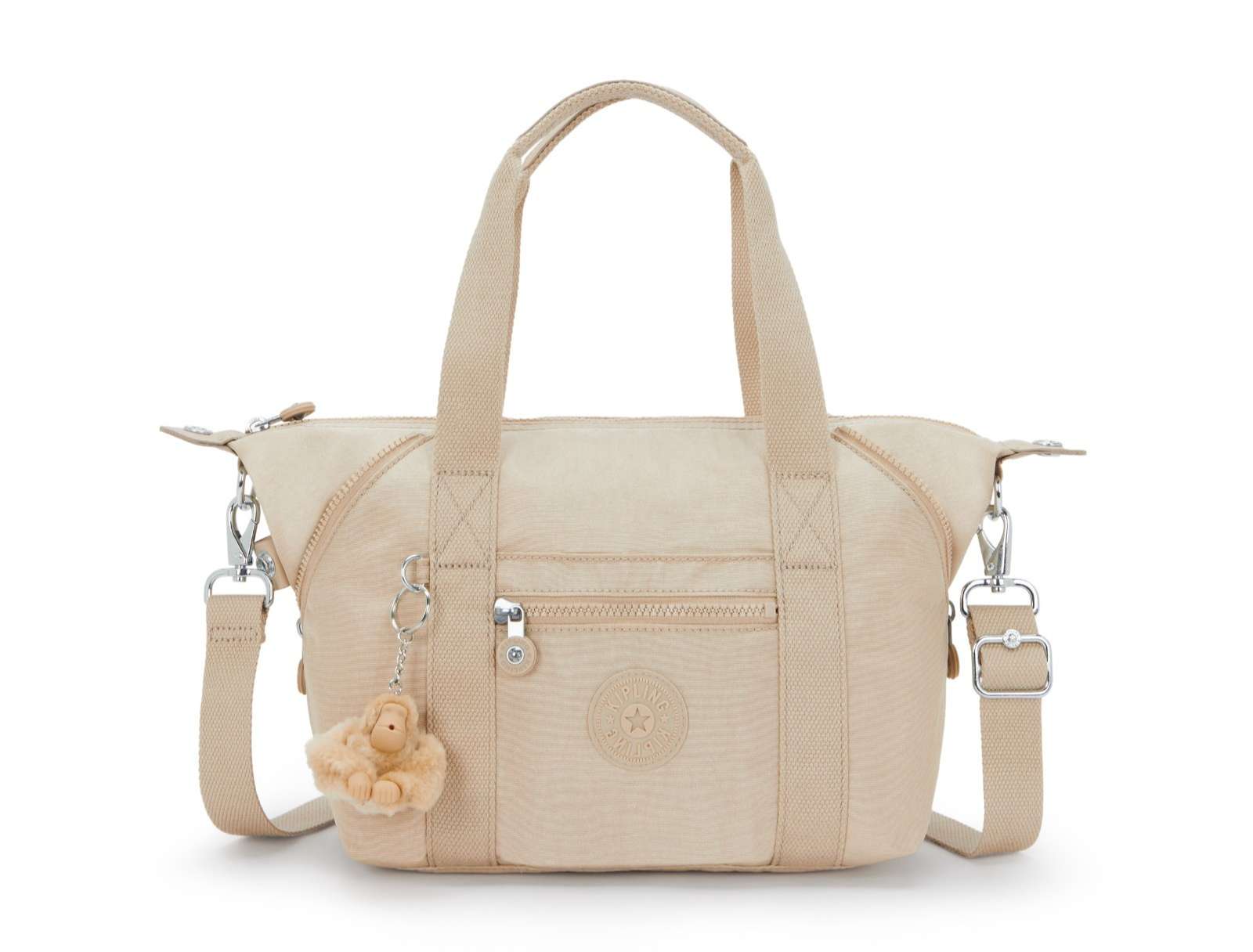Kipling ART MINI - Mini Tote - Sparkled Beige RRP £93