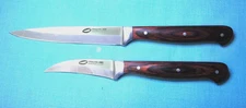 Vintage Proline 440 Professional Cutlery 2 pc Kitchen Knife set w/Wooden Handles