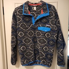 Patagonia Mens Synchilla Snap-T Fleece Pullover Aztec Sz SMALL Rare