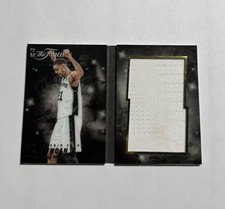2014-15 Preferred Tim Duncan 2014 NBA Finals Game 2 Booklet Patch /99 Spurs