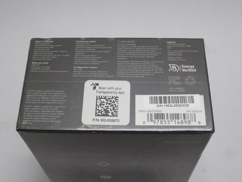 Logitech G903 LIGHTSPEED Wireless Gaming Mouse - New Factory Sealed - Picture 3 of 4