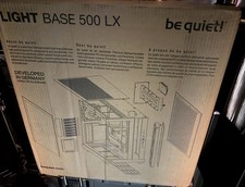 Be Quiet Light Base 500 LX White Light Base 500 LX White White ABS / Steel / Tem