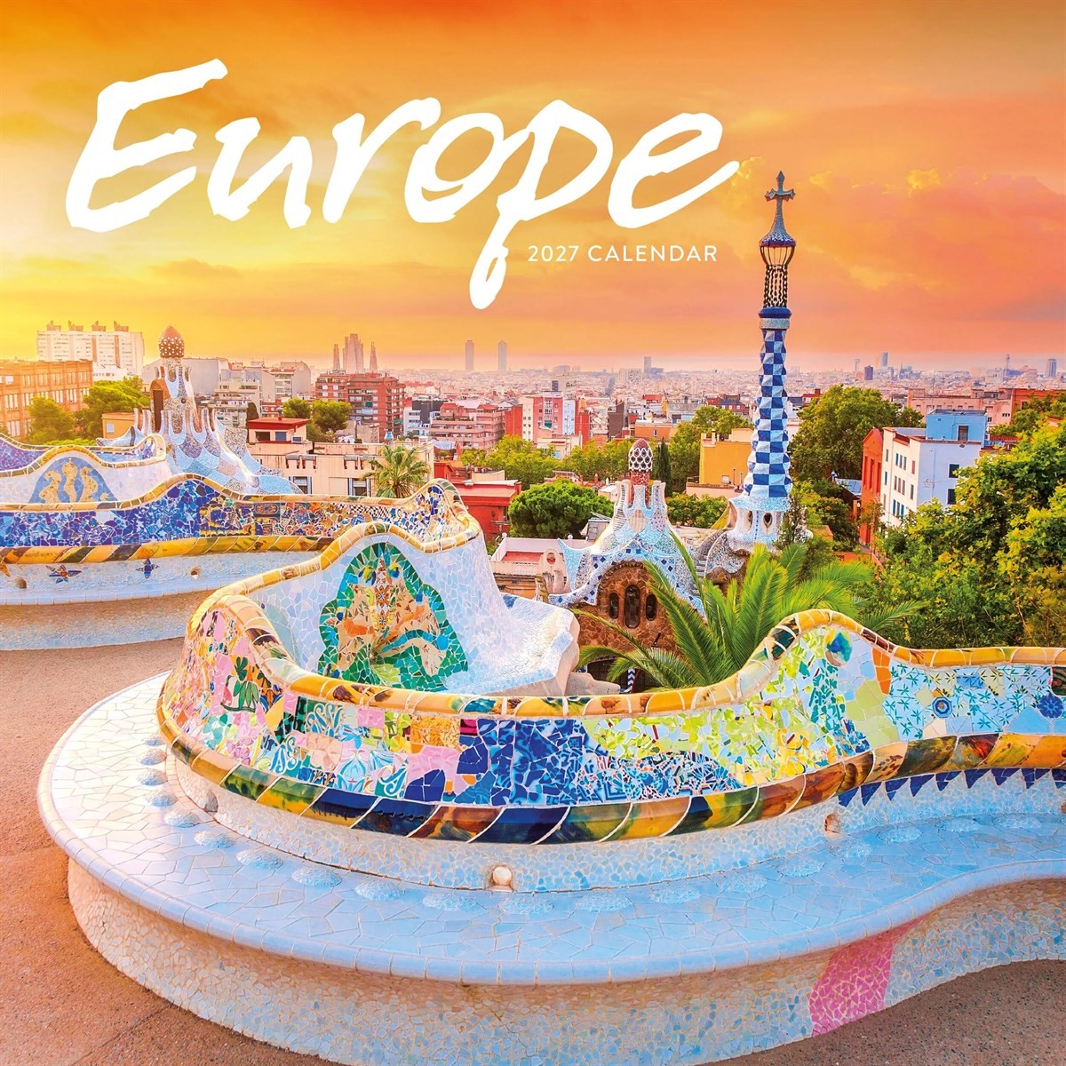 Europe Calendar 2027, Wall Calendars, Month To View, Travel, Gift