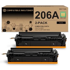 206A Black Toner Cartridge HP M283 M255 M282 2pk