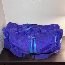 Vintage MacGregor X-Large Duffel Bag - Retro 80  s Style Bright Purple  Teal