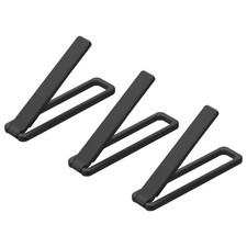 Thin Cell Phone Kickstand, 3Pack Horizontal Vertical Folding Phone Stand, Black