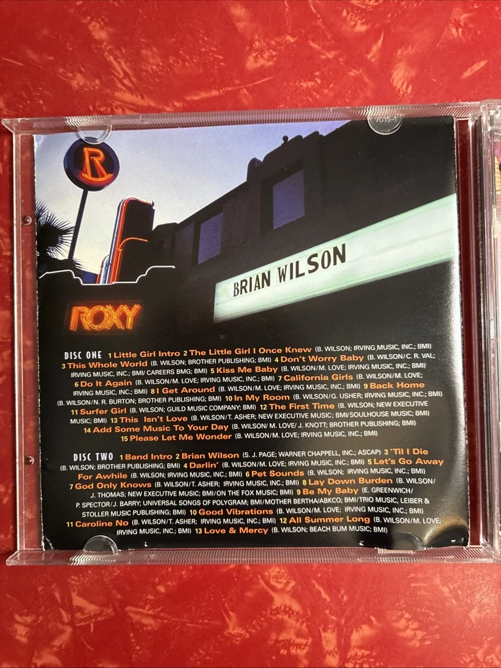 BRIAN WILSON Live At The Roxy Theatre Live Audio Music CD 2-Disc Set - Image 3 of 4