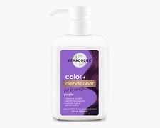 Keracolor Semi-Permanent Color  Clenditioner for Brunettes, - Purple - 12 oz
