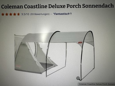 Coleman Coastline Deluxe Porch Sonnendach