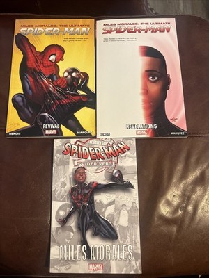 MILES MORALES  ULTIMATE SPIDER-MAN Vol 1 Revival Vol 2 Revelations Spider-verse