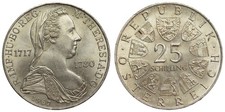 Austria - 25 Schilling 1967 - Maria Theresia, Silver