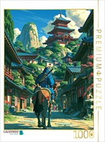 Calvendo Puzzle Horseback Riders On The Road | 1000 Pieces, Finished Size 25.2 ×