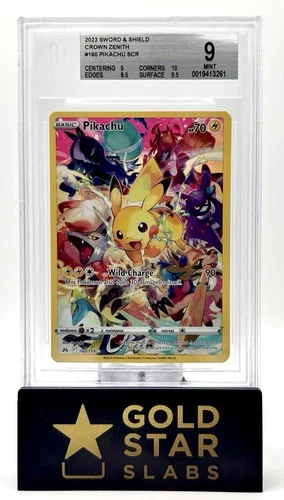 2025 Sword & Shield Crown Zenith #160 Pikachu BGS 9