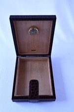 Kelermes Włochy Prawdziwa skóra krokodyla Cygaro Humidor Case Drewno cedrowe