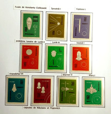 1963 SPACE LUFTRAUM SET VF MNH POLSKA POLAND POLEN K15