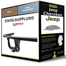 Starre Anhängerkupplung für JEEP Cherokee 09.2001-04.2008 Typ KJ Imiola Hak-Pol