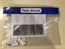 16 Safety Full Face Shield Face Mask Clear Protection Cover Anti-Fog