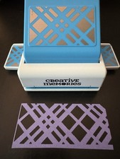 Creative Memories DIAGONAL PLAID Decorative Border Punch - RARE