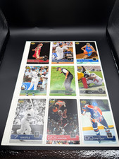 Upper Deck 2003 Uncut 9Card Sheet LeBron Rookie Jordan Ichiro Tiger Woods Matsui
