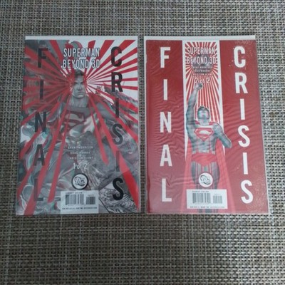 DC - Final Crisis: ''SUPERMAN BEYOND 3D'' 2pc Complete Set.  2008. UNREAD 