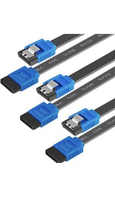 BENFEI SATA Cable III, 3 Pack SATA Cable III 6Gbps Straight HDD SDD Data Cable