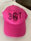 Wyoming Area Code 307 Pink Adjustable Baseball Hat Cap — photo 1