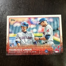 2015 Topps Update Series - Rookie Debut Francisco Lindor #US286 (RC)