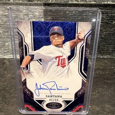 2025 Topps Tier One Prime Performers Auto Johan Santana Minnesota Twins/99