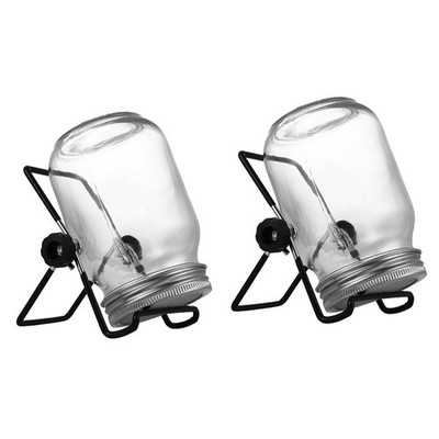2x Keimsamen Keimdeckelset Keimglas Set mit Halterung 4073