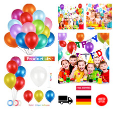 Luftballons Bunt 100 St&uuml;ck 30 cm Partydekoration Geburtstag Hochzeit Kinder