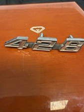 1967-1968 Pontiac Grand Prix 428 Console Emblem Badge Logo Oem Gm 9794653