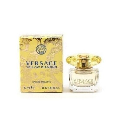 VERSACE Yellow Diamond perfume for Women EDT 0.17oz Travel Mini  Splash