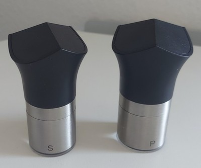 AdHoc 2 Salz Pfeffer Mühle Ceramic Mahlwerk CeraCut H9,8xØ3,8cm