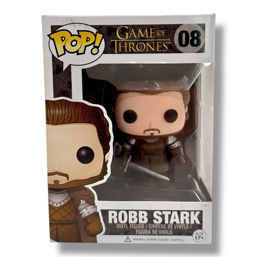 Funko Pop! Game of Thrones # 08 - Robb Stark BOX CREASES Vinyl Figure New