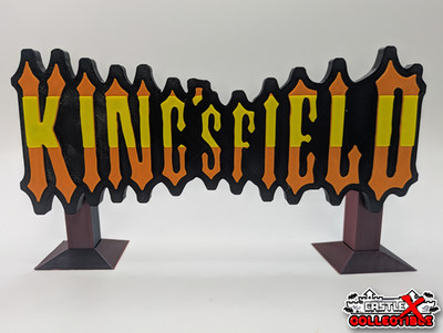 KINGS FIELD KINGSFIELD 3D Print Wall Art (Retro Gaming RPG FANTASY PS1 FROMSOFT)